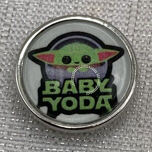 BABY YODA Snap Button Charm - 18mm/20mm
